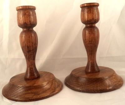 Wooden Candle Holders